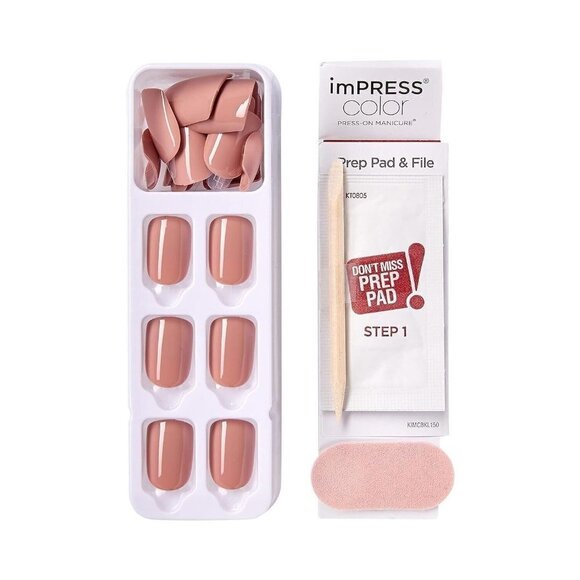 KISS imPRESS COLOR PRESS On MANICURE 30 NAILS / 010 Sandbox 83749 - Picture 8 of 9